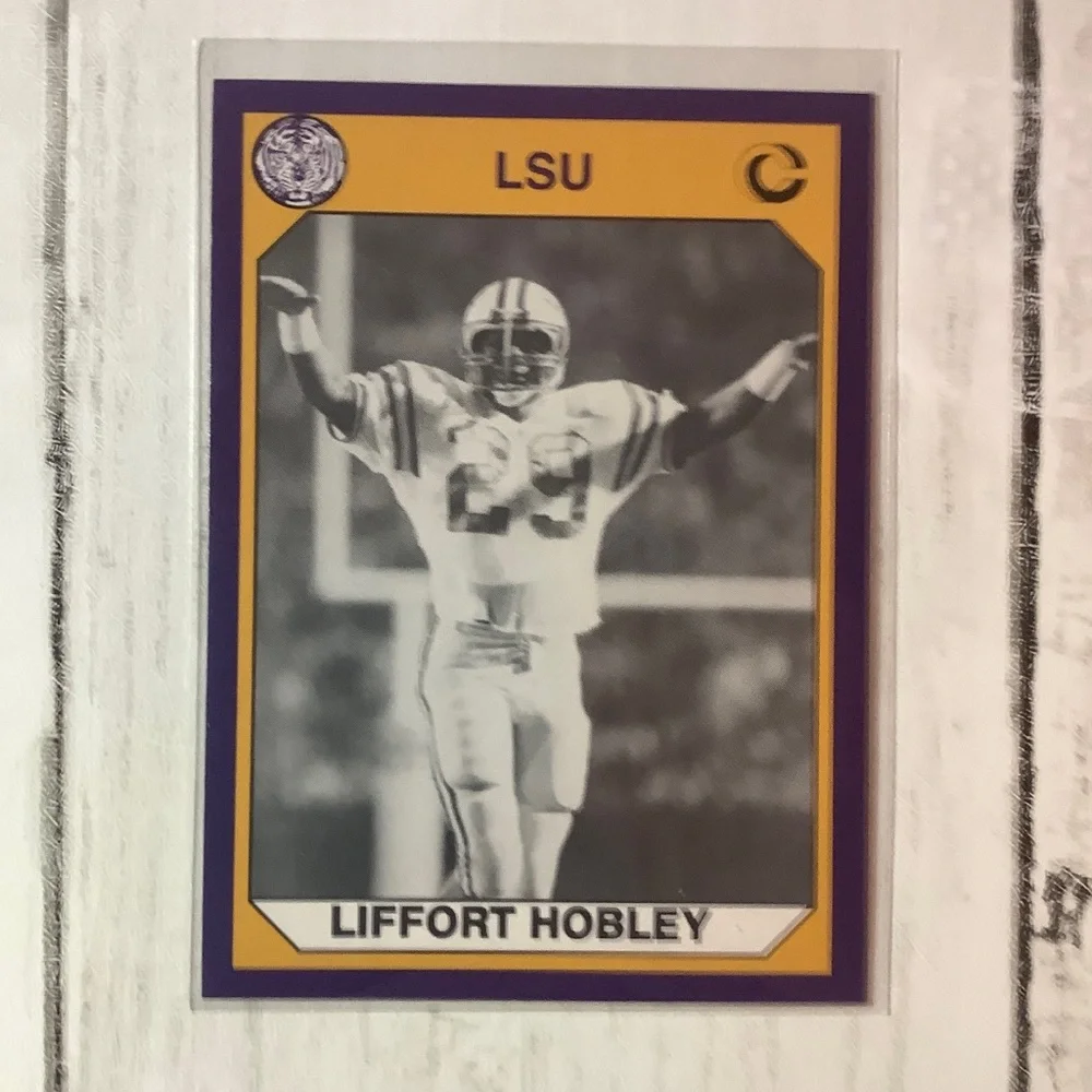 1990 Collegiate Collection LSU Tigers - #95 Liffort Hobley